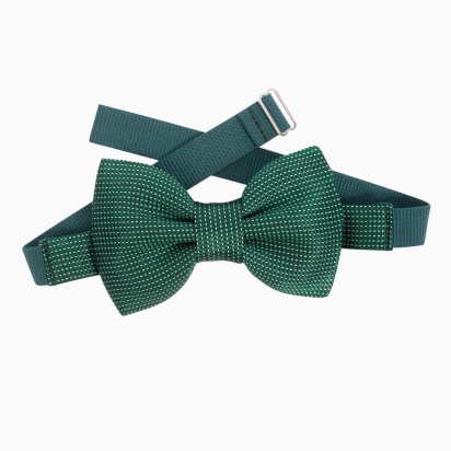 Green Silk Fiorenza Kid Bow Tie