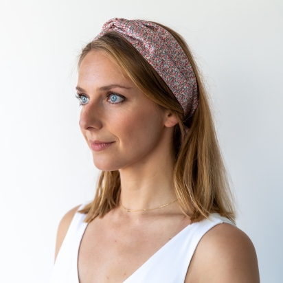 Liberty Pepper Peony / Mint Headband