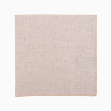 Natural textured Linen pocket square
