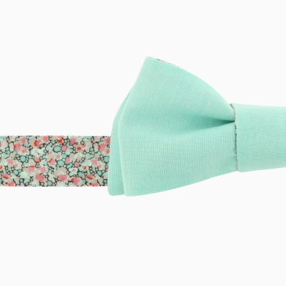 Mint / Liberty Peony Pepper Bow Tie