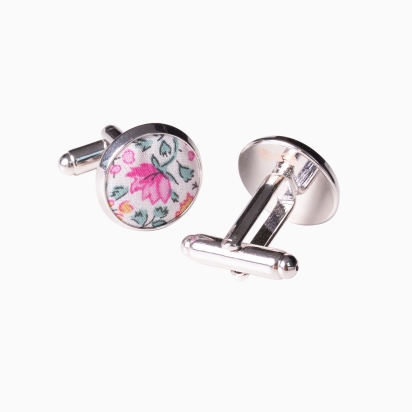 Liberty Praline roses Camille Cufflinks