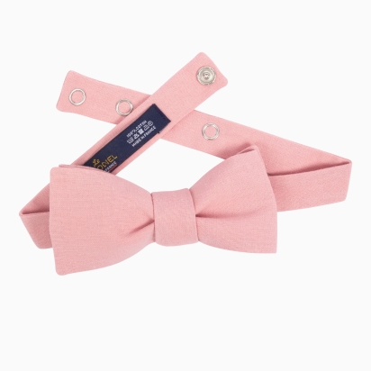 Noeud papillon Rose thé 2