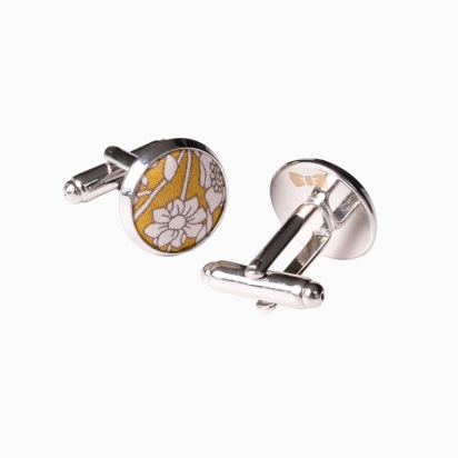 Liberty Turmeric Bloom Cufflinks
