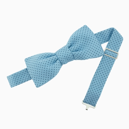 Nœud papillon Soie Venezia bleu ciel