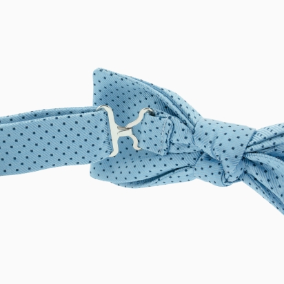 Nœud papillon Soie Venezia bleu ciel