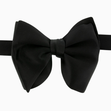 Black Silk Cocktail Bow tie