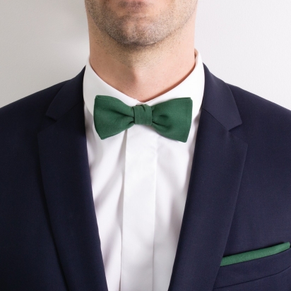 Noeud papillon Vert lierre 2