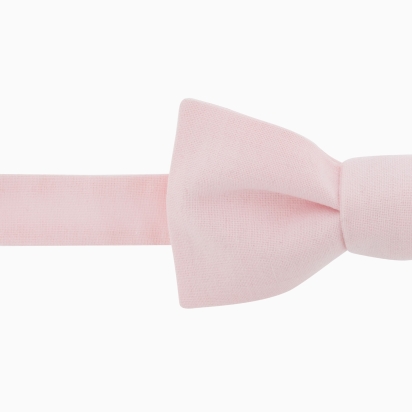 Nude Pink Bow Tie