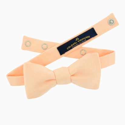 Nude Orange Bow Tie