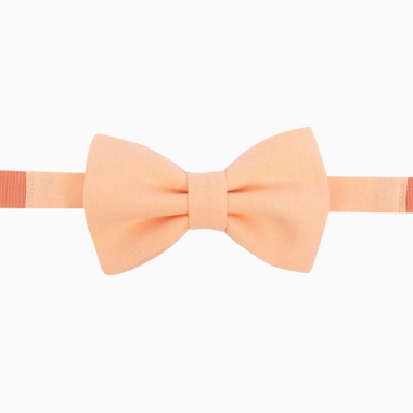 Nude Orange Kid's Bow Tie
