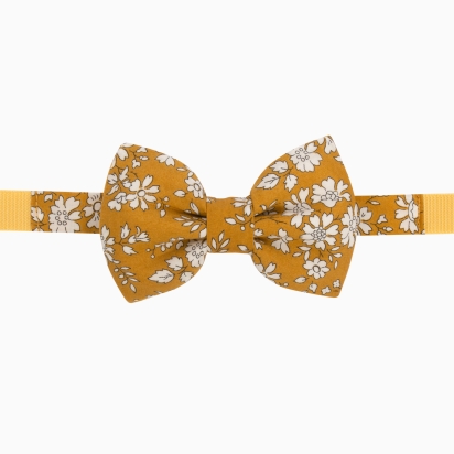 Noeud papillon ENFANT Liberty Capel moutarde