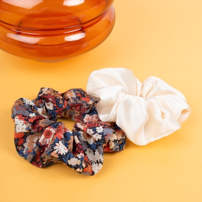 Liberty Thorpe Burnt Orange Scrunchie