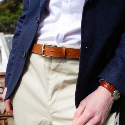 Tan Leather Belt