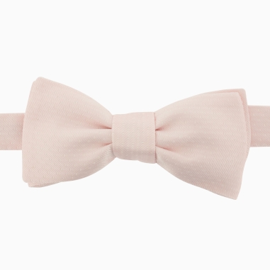 Venezia Silk Pink Souffle Bow Tie