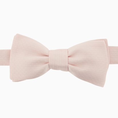 Venezia Silk Pink Souffle Bow Tie