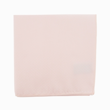 Pink Souffle Venezia Silk Pocket Square