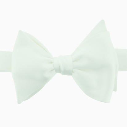 Nœud papillon Soie blanche