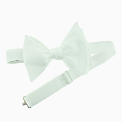 Nœud papillon Soie blanche