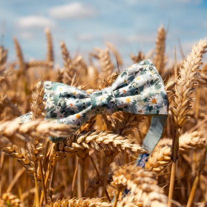 Liberty Green Marguerite Bow Tie 2