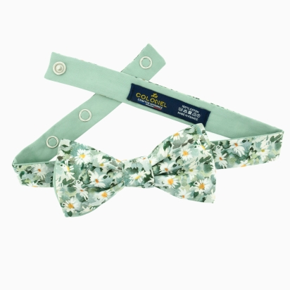 Liberty Green Marguerite Bow Tie
