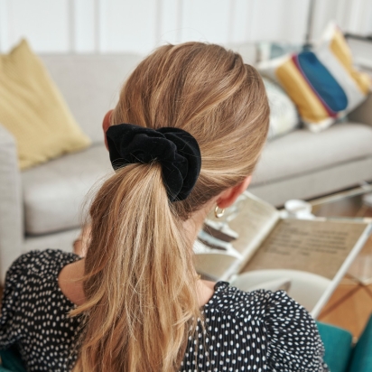 Black Velvet Scrunchie