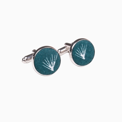 Hummingbird Green Cufflinks 2