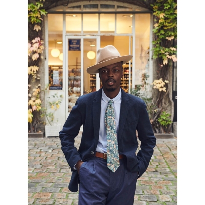 Liberty Emerald Strawberry Thief Tie