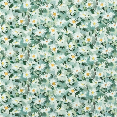 Tissu au mètre Liberty Marguerite vert anglais