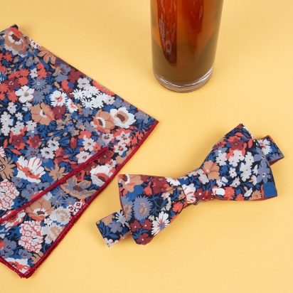 Liberty Thorpe Maple Bow Tie - Reverse Brick Red 2