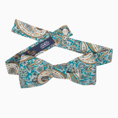 Liberty Teal Lee Manor Bow Tie