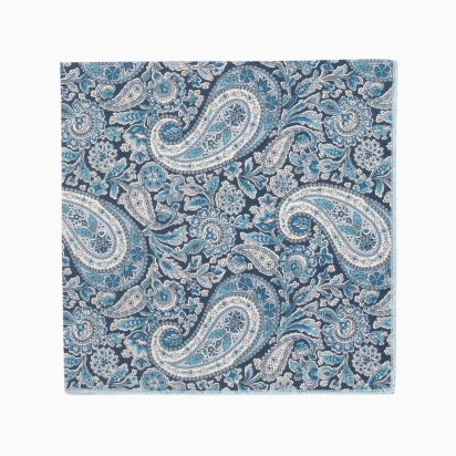 Liberty Blue Lee Manor Pocket Square