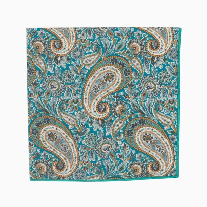 Pochette de costume Liberty Lee Manor vert