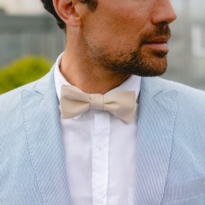 Dune Seersucker Bow Tie 2