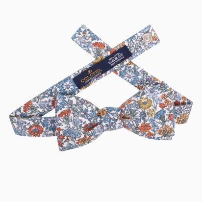 Liberty Copper Blue May fields Bow Tie