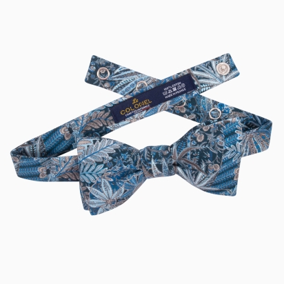 Liberty Blue Havana Bow Tie