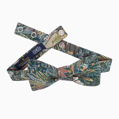 Liberty Green Havana Bow Tie