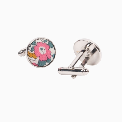 Liberty Pink Betsy Ann Cufflinks