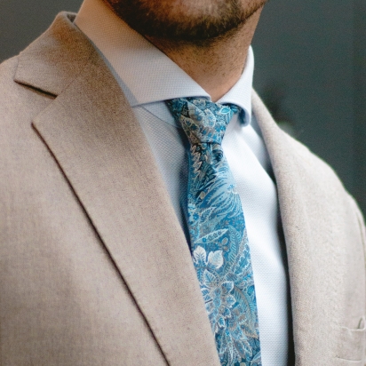 Liberty Blue Havana Tie