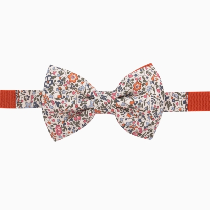 Noeud papillon ENFANT Liberty Katie & Millie vanille ambre