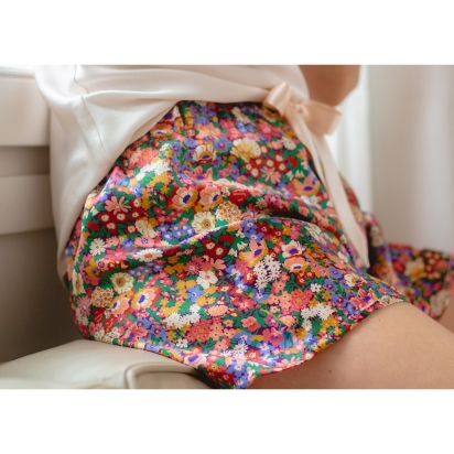 Pyjama Short Soie Liberty Thorpeness