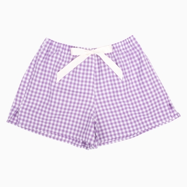Pyjama Short Vichy violet