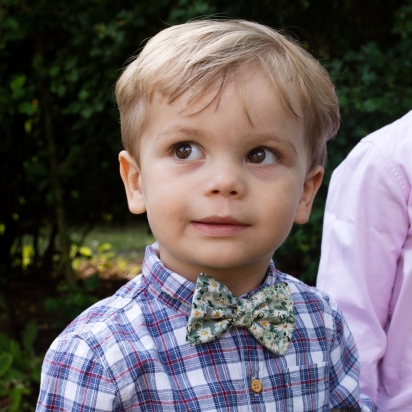 Liberty Green Marguerite Kid Bow Tie