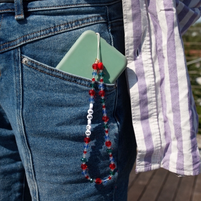 Bijoux de téléphone Bisous