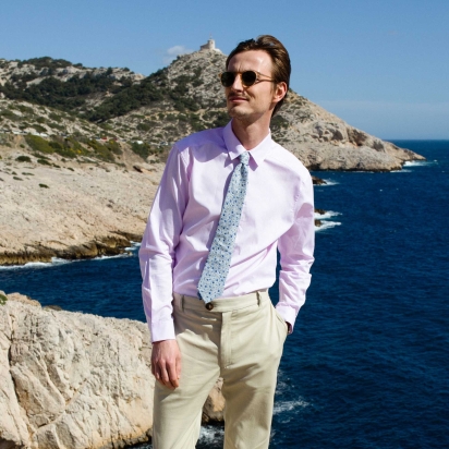 Liberty Ultramarine Blue Camille Tie 2