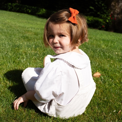 2 Girl's Hair clips - Liberty Vanilla Katie & Millie 2