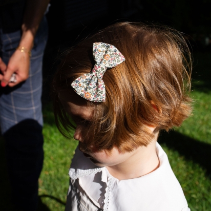 2 Girl's Hair clips - Liberty Vanilla...