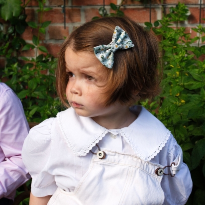 2 Girl's Hair clips - Liberty Green...