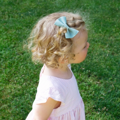 2 Girl's Hair clips - Liberty Green...