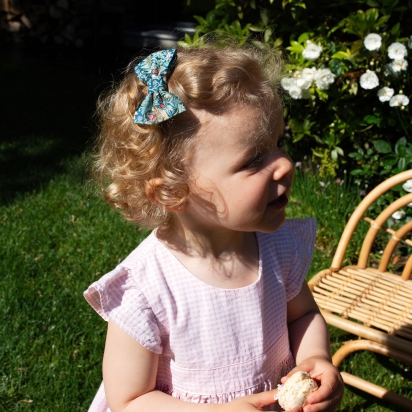 2 Girl's Hair clips - Liberty Green...