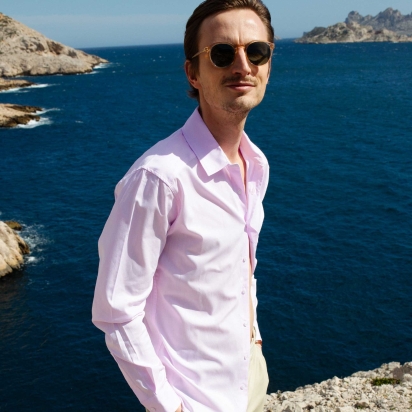 Chemise rose pâle - Le Colonel 2